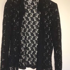 Lace blazer